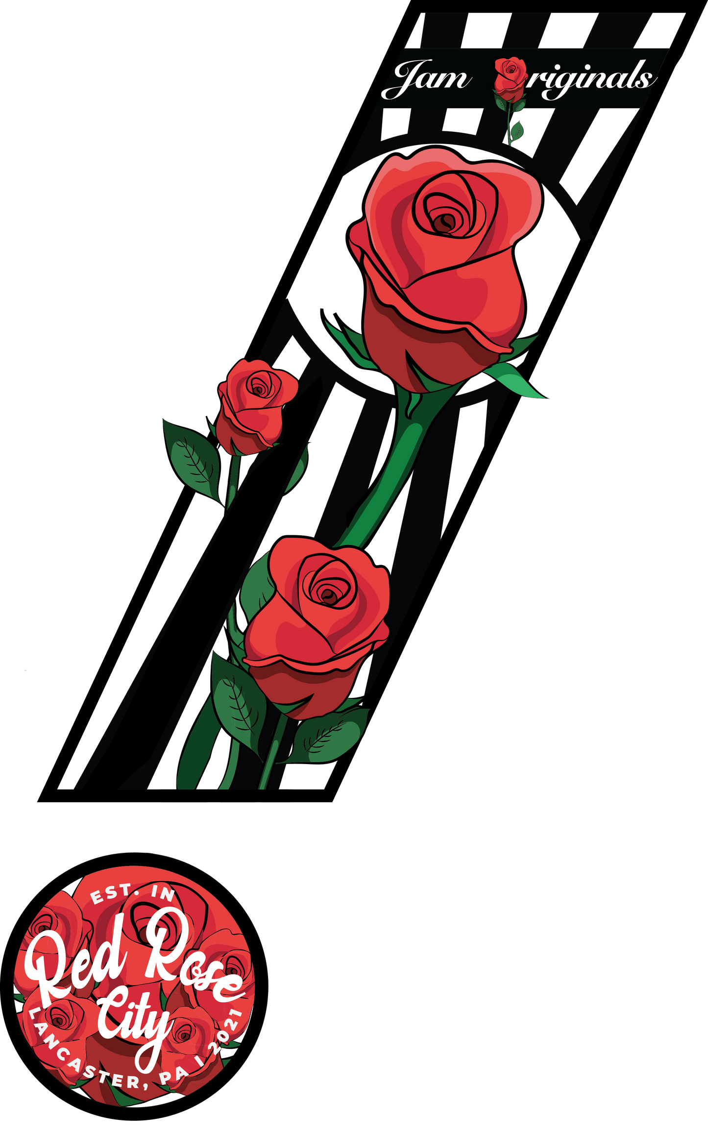 Red Rose City - Lancaster Edition Sticker