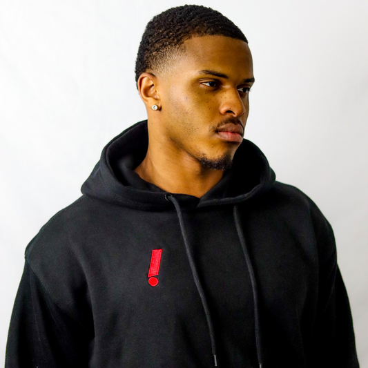 Embroidered Athletic Hoodie - Statement
