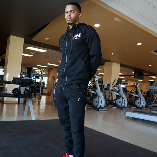 JAM Originals Mens Athletic Fleece Tech Suit Tracksuit 2 Piece Casual Running and Workout Set