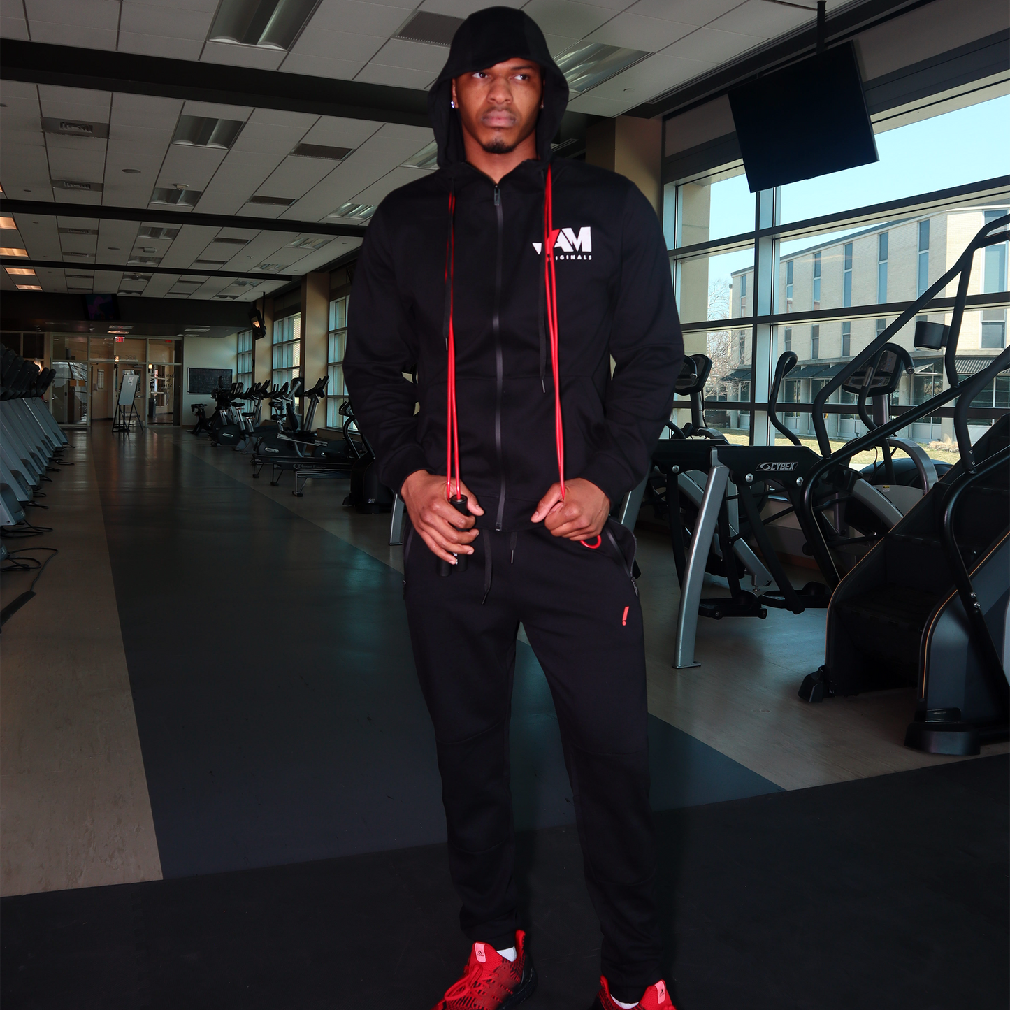 JAM Originals Mens Athletic Fleece Tech Suit Tracksuit 2 Piece Casual Running and Workout Set